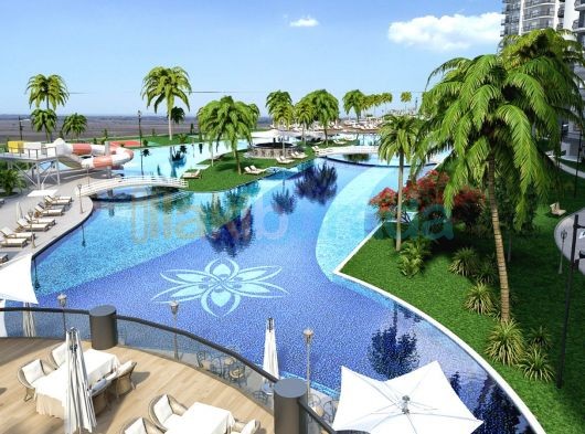 İskele Bölgesinde Edelweiss Residence Aqua & Spa Projesinde Satılık 1+0 Studio Daire